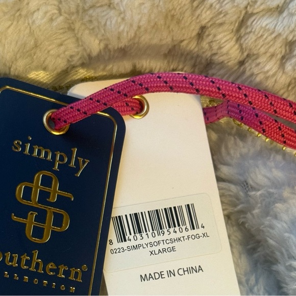 NWT-Simply Southern cozy snap jacket in fog color XL - Picture 5 of 5